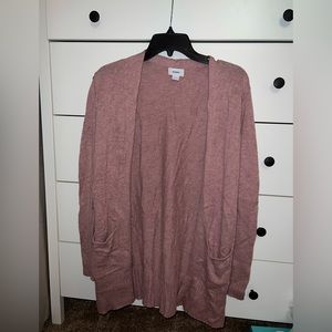 Old Navy pink cardigan
